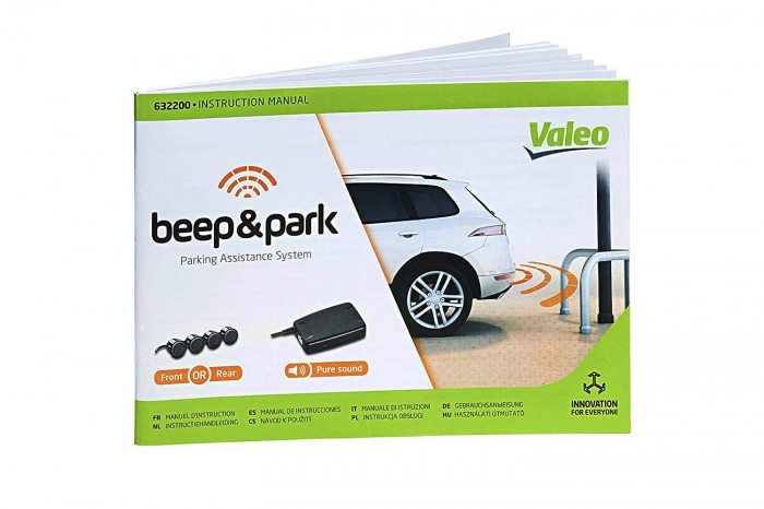 Set 4 senzori de parcare Valeo Beep Park Negru [2]