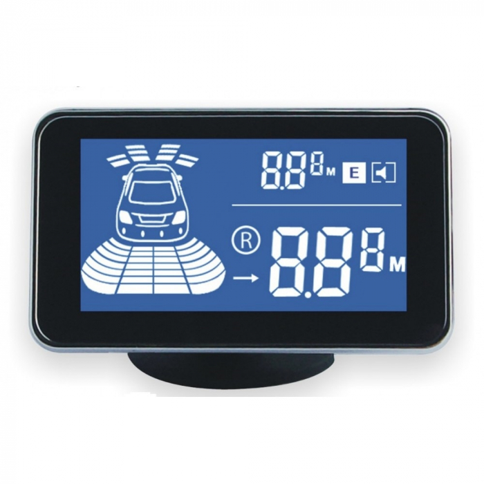 Set 8 Senzori parcare fata spate cu temporizare si display LCD KC-6000J [1]