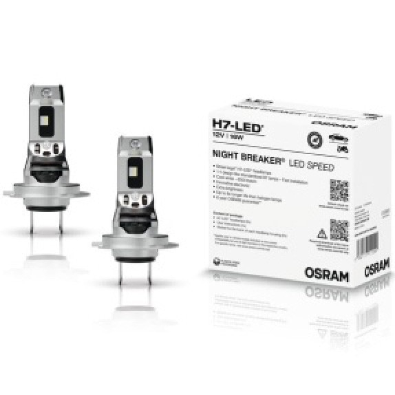 Set Becuri Auto LED - OSRAM NIGHT BREAKER H7- LED SPEED - Omologate RAR H7 [1]