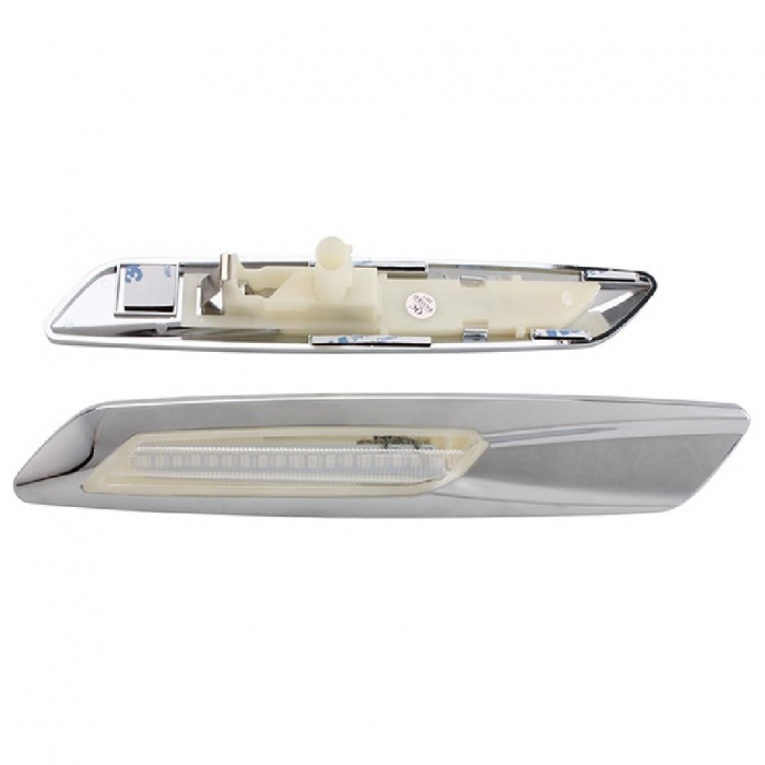 Set semnalizari Aripa Led Cromate BMW F10, E60, E61, E90, E91, E81, E82, E88 [1]