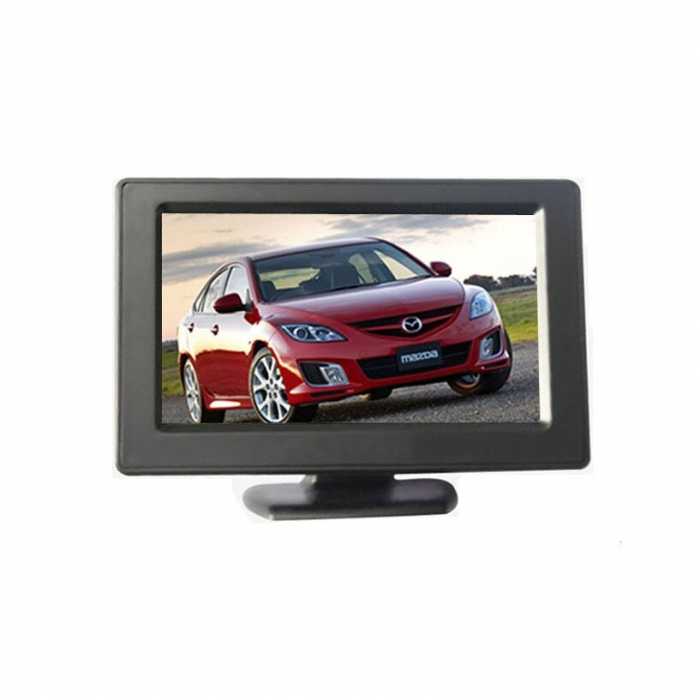 Sistem parcare cu Display auto Color LCD 4.3" PZ701 si Camera Marsarier PZ112 [2]