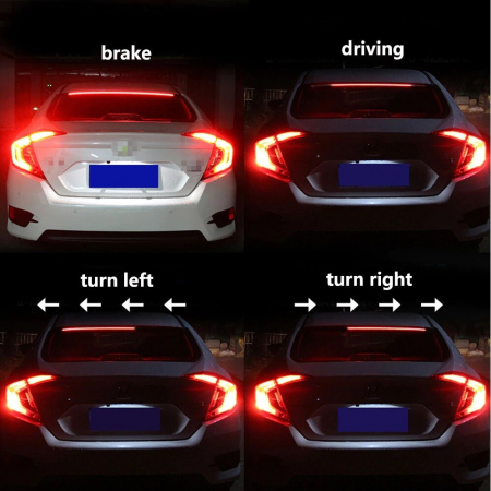 Banda Led spate rosie cu semnalizare, frana si pozitie 103cm [4]