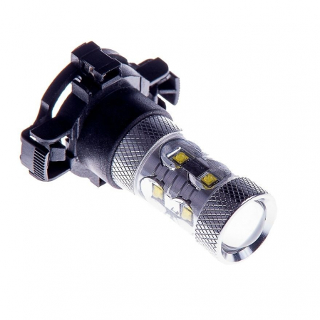 Becuri si sigurante auto - Bec Led Alb P24W 50W 12-24V leduri CREE