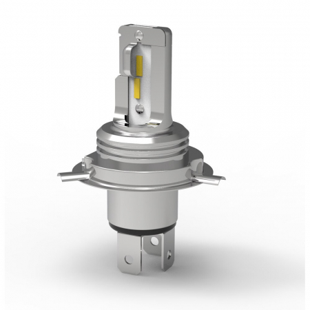 Bec LED H4 pentru far moto, Atv, scuter, putere 18W, luminozitate 1600 Lumeni, 12V MT2A-H4 [2]