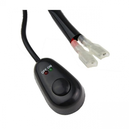 Accesorii si ornamente auto tuning - Cablaj cu buton si releu pentru proiector led/led bar pana la 288W