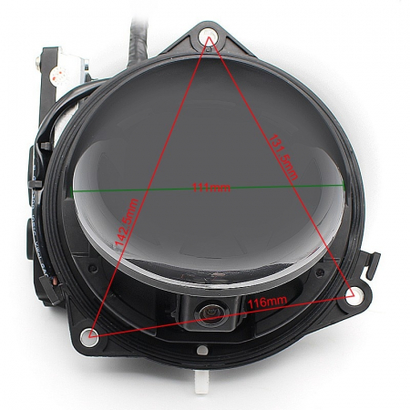 Alarme auto & Senzori de parcare - Camera marsarier flip in sigla pentru VW Passat B6, B7, Golf 6, EOS, CC, BEETLE, Polo - C4807