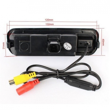 Alarme auto & Senzori de parcare - Camera marsarier FORD FOCUS 3 Hatchback/Break pe manerul de la hayon - LS8010