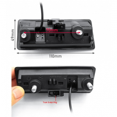 Alarme auto & Senzori de parcare - Camera marsarier HD cu StarLight Night Vision pentru Volkswagen - FA903