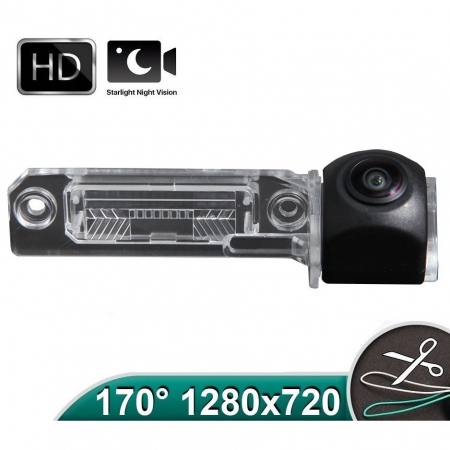 Camera marsarier HD, unghi 170 grade cu StarLight Night Vision VW Passat B6 sedan, Passat CC, Golf 4, Golf 5, Polo, Scirocco, Phaeton - FA8059-V [1]