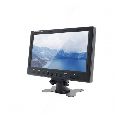 Alarme auto & Senzori de parcare - Display auto pentru camera marsarier LCD 9" 12V - 24V D713A Monitor