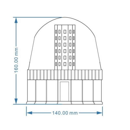 Proiectoare, Lampi & Leduri - Girofar cu LED cu baza magnetica 12V-24V cu 3 functii WL014(G)