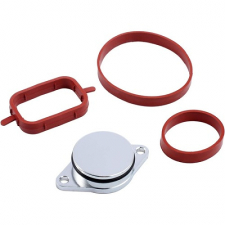 Kit 6 Dopuri 22mm Anulare Clapete Galerie Admisie, Compatibile BMW M47, Portabila, Rosu/Argintiu [2]