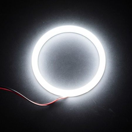 Kit Angel Eyes LED COTTON pentru BMW E46 Coupe/Cabrio cu Facelift 2003 - 2006, far cu lupa 4x106mm [2]