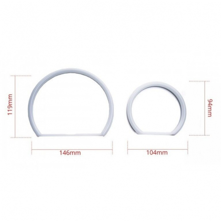 Kit Angel Eyes LED COTTON pentru BMW E60 far cu lupa si xenon 2x106mm 2x131mm [5]