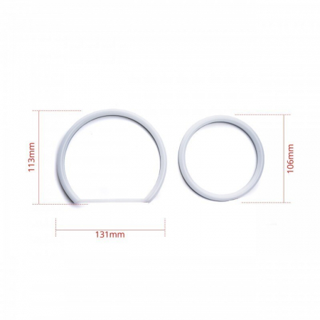 Kit Angel Eyes LED COTTON pentru BMW E90 Facelift fara xenon si fara lupe 2x106mm si 2x131.5mm [2]