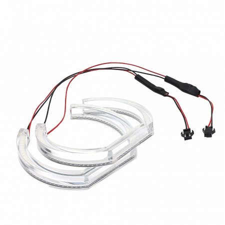 Kit Angel Eyes LED DTM Cristal Galben pentru BMW F30, F36 (BMW Seria 3 2011+; Seria 4 2013+) [1]