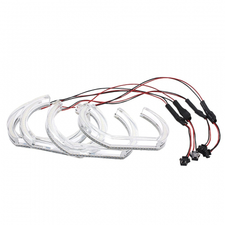 Kit Angel Eyes LED DTM Cristal Galben pentru BMW F30, F36 (BMW Seria 3 2011+; Seria 4 2013+) [2]