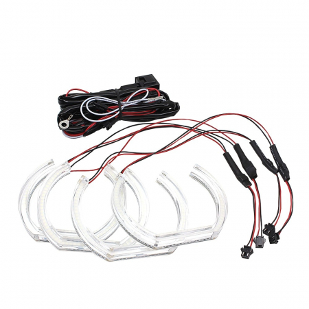 Kit Angel Eyes LED DTM Cristal Galben pentru BMW F30, F36 (BMW Seria 3 2011+; Seria 4 2013+) [4]