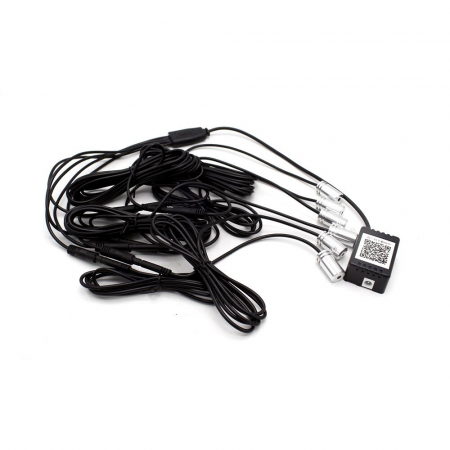 Kit Lumini Ambientale Auto 6 metri cu 5 canale, fir neon RGB cu Aplicatie Telefon Bluetooth, 12V AL-5LC6M [3]