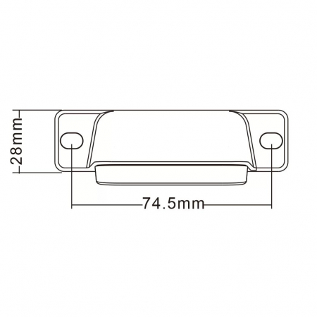 Proiectoare, Lampi & Leduri - Lampa LED numar inmatriculare universala camion, remorca, platforma SD-7002