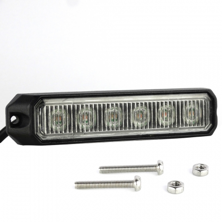 Lampa Stroboscop de avertizare lumina rosie 12/24v cu 6 Led 52026-6K-RED [1]