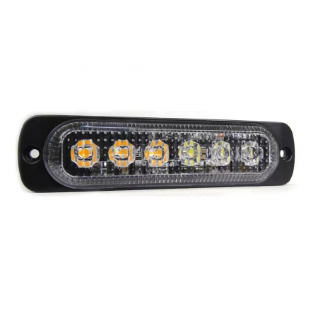 Lampa Stroboscop de urgenta, avertizare lumina portocalie 12/24v cu 6 Led WL-52025T-6LED-Portocaliu [5]