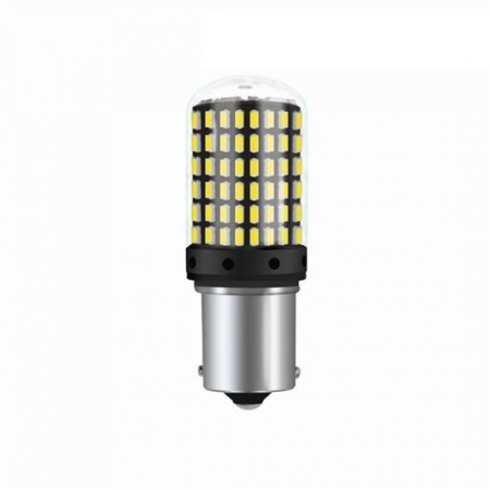 Led auto 1156 BA15S P21W 1156 Alb cu Canbus 144 SMD 3014 12V - BA15S-144SMD-3014 [3]
