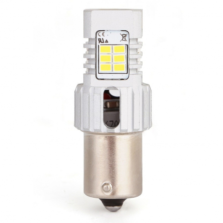 Led auto ALB BA15S cu 24 SMD 3020 12V Canbus BTLE5040A [2]