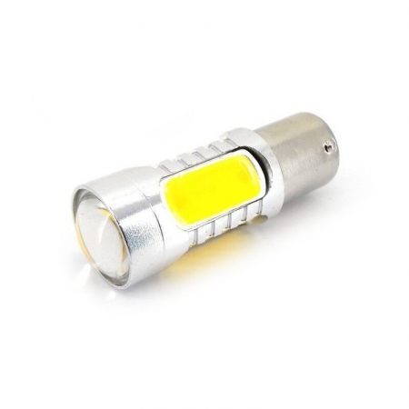 Led auto ALB BA15S P21W cu Canbus, 12V 7,5W cu lupa [5]