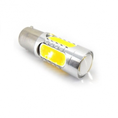 Led auto ALB BA15S P21W cu Canbus, 12V 7,5W cu lupa [2]