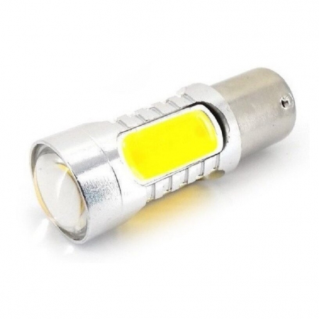 Led auto ALB BA15S P21W cu Canbus, 12V 7,5W cu lupa [4]