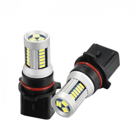 Led auto Alb cu Canbus P13W 30 SMD 3014 12/24V - P13W-30SMD-4014 [1]