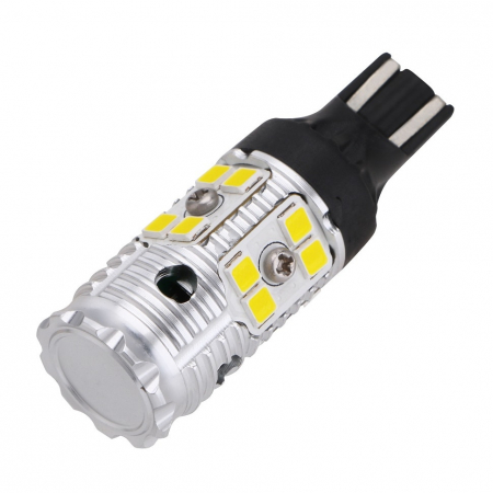 Becuri si sigurante auto - Led auto alb T15 / W16W SUPER CANBUS 16 SMD 3030 12/24V - BTLE5004