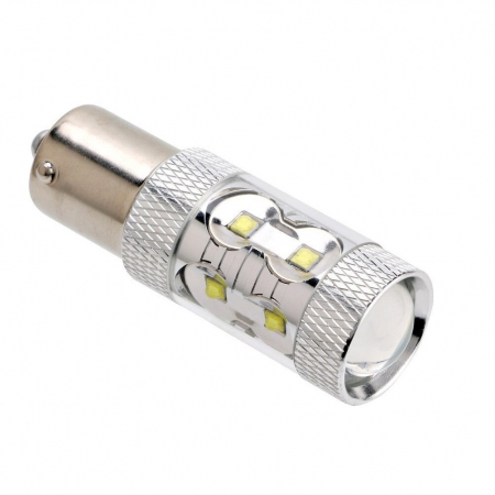 Led auto CANBUS 50W P21W BA15S Alb 12-24V cu leduri CREE - BTLE1120C - BA15S-WHITE [5]