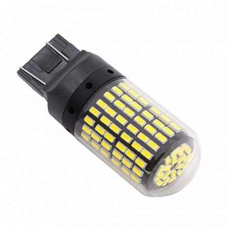 Led auto Canbus Alb T20 7443 W21/5W cu 144 SMD 3014 12V - T20 7443-144SMD-3014 [3]