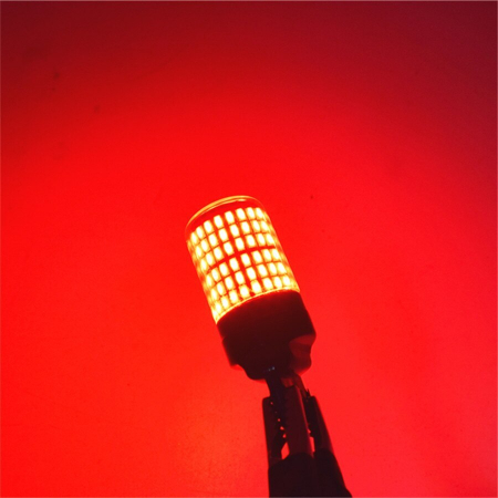 Led auto Canbus Rosu W21W/5W T20 7443 144 SMD 3014 12V - T20 7443-144SMD-3014-RED [2]