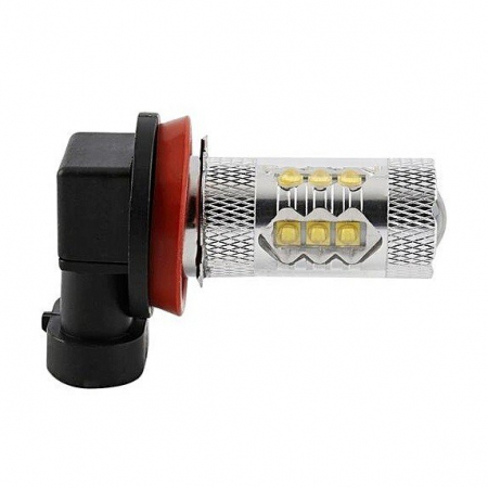 Becuri si sigurante auto - Led auto H8 80W 12-24V leduri CREE