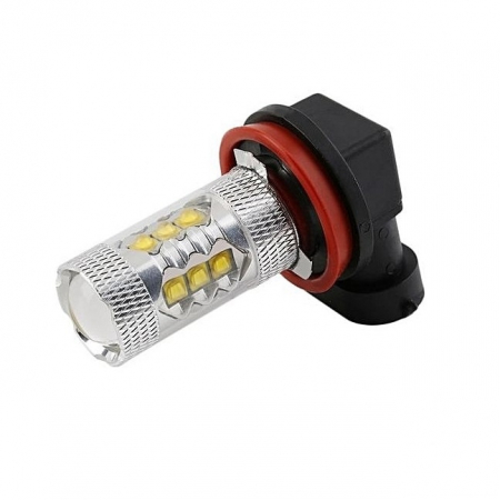 Becuri si sigurante auto - Led auto H8 80W 12-24V Leduri CREE 750 Lm