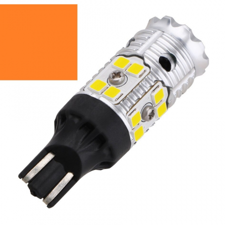 Led auto Portocaliu T15 / W16W SuperCanbus 16 SMD 3030 12/24V - BTLE5004-Port [3]