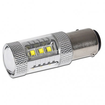 Led auto ROSU 80W BAY15D / P21/5W, 12V-24V Canbus led CREE - BTLE1125C-BAY15D-ROSU [1]