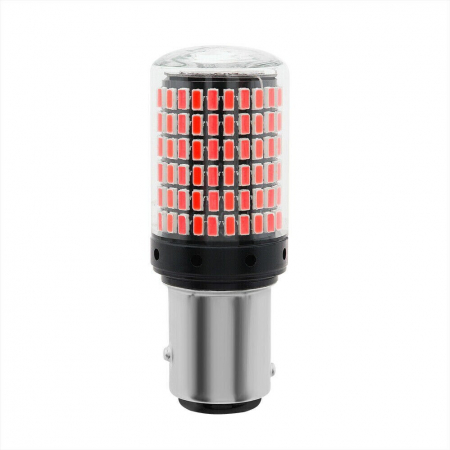 Led auto Rosu BAY15D P21/5W 1157 Canbus cu 144 SMD 3014 12V - BAY15D-144SMD-3014 [2]