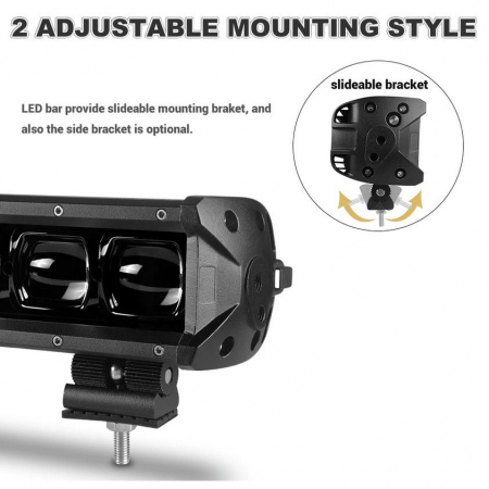 Accesorii si ornamente auto tuning - Led Bar 120W 6D 12V-24V, 12960 Lumeni, 28"/70 cm