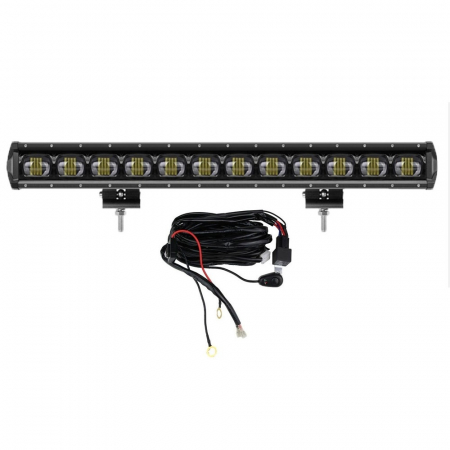 Led Bar 120W 6D 12V-24V, 12960 Lumeni, 28"/70 cm cu cablaj alimentare cu releu, siguranta si buton on/off [5]