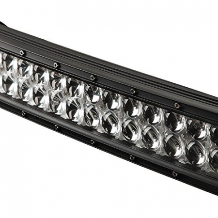 Accesorii si ornamente auto tuning - LED Bar 4D Curbat 240W/12V-24V, 20400 Lumeni, 42"/106 cm, Combo Beam 12/60 Grade + Cablaj cu Releu si Buton on/off