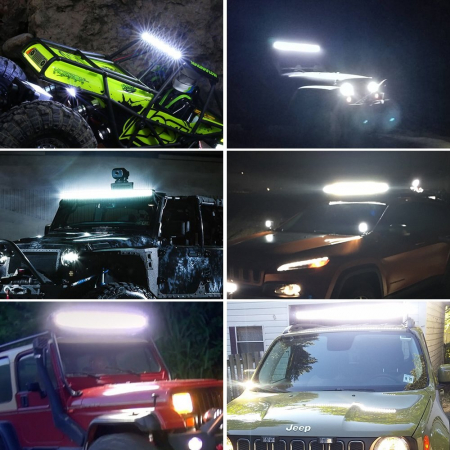 LED Bar Auto 702W, leduri pe 3 randuri, 12V-24V, 49140 Lumeni, 50"/127 cm, Combo Beam 12/60 Grade [2]