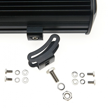 Proiectoare, Lampi & Leduri - LED Bar Auto cu 2 faze (faza scurta/faza lunga) 108W/12V-24V, 9180 Lumeni, lungime 23,5 cm, Leduri CREE + Cablaj cu Releu si Buton On/Off