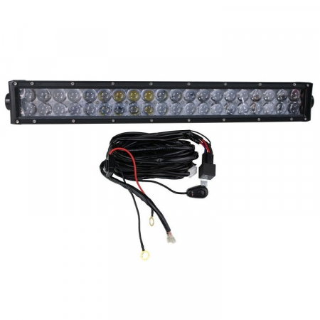 LED Bar auto offroad 4D 120W/12V-24V, 8800 lumeni, 21,5"/55 cm, combo beam 12/60° + Cablaj cu Buton si Releu [4]