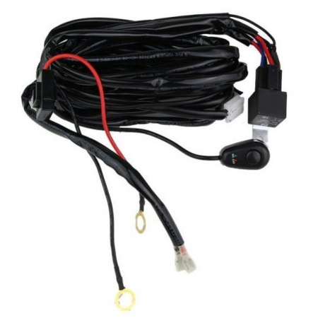 Accesorii si ornamente auto tuning - LED Bar Curbat 180W/12V-24V, 15300 Lumeni, 32"/81 cm, Combo Beam 12/60 Grade + Cablaj cu Releu si Buton on/off