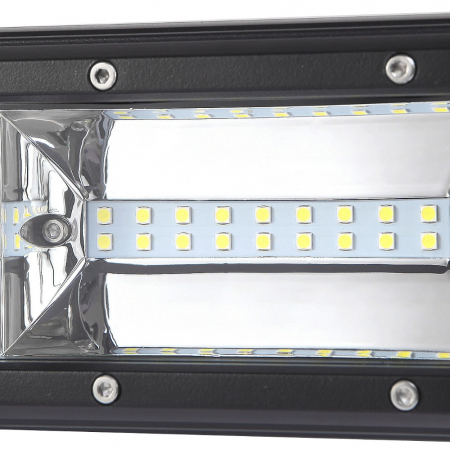 Proiectoare, Lampi & Leduri - LED Bar Offroad 270W, leduri pe 3 randuri, 12V-24V, 18900 Lumeni, 20"/50,8 cm, Combo Beam 12/60 Grade + cablaj alimentare cu releu, siguranta si buton ON/OFF