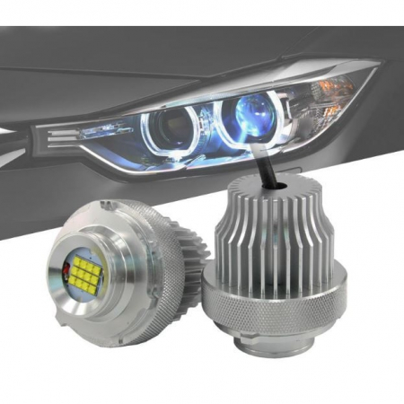 Becuri si sigurante auto - Led marker BMW E60 LCI 80W Can Bus >2007 fara xenon din fabrica